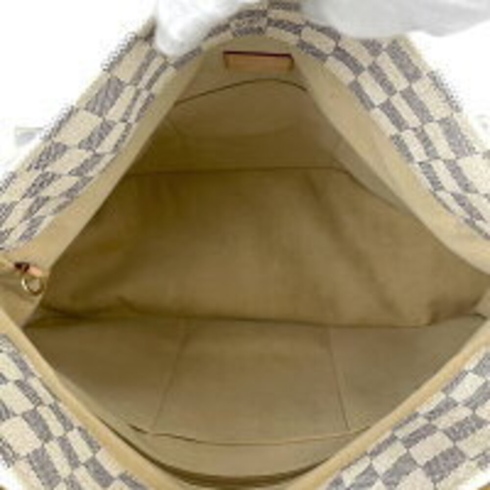 Louis Vuitton Leather Bag White Damier Shoulder Artsy Azur - Picture 7 of 9